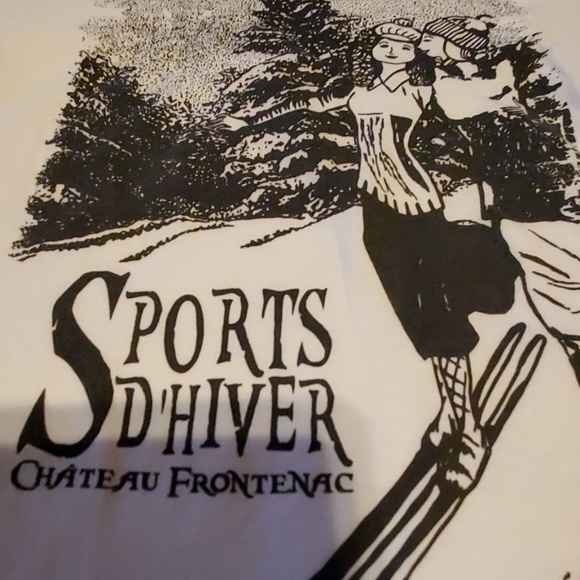 CHATEAU FRONTENAC White tshirt.     #031 - Picture 1 of 5